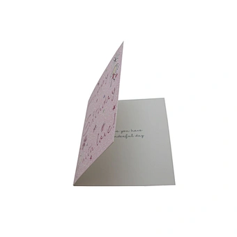 Personalized Thank You Foldable Paper Greeting Cards